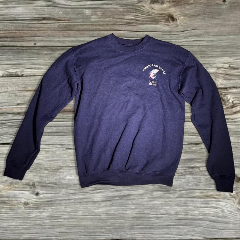 Utah Navy Crewneck Sweater